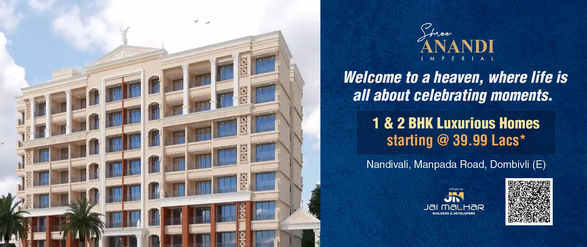 1 & 2 BHK | Flat in Dombivli East | Anandi Imperial